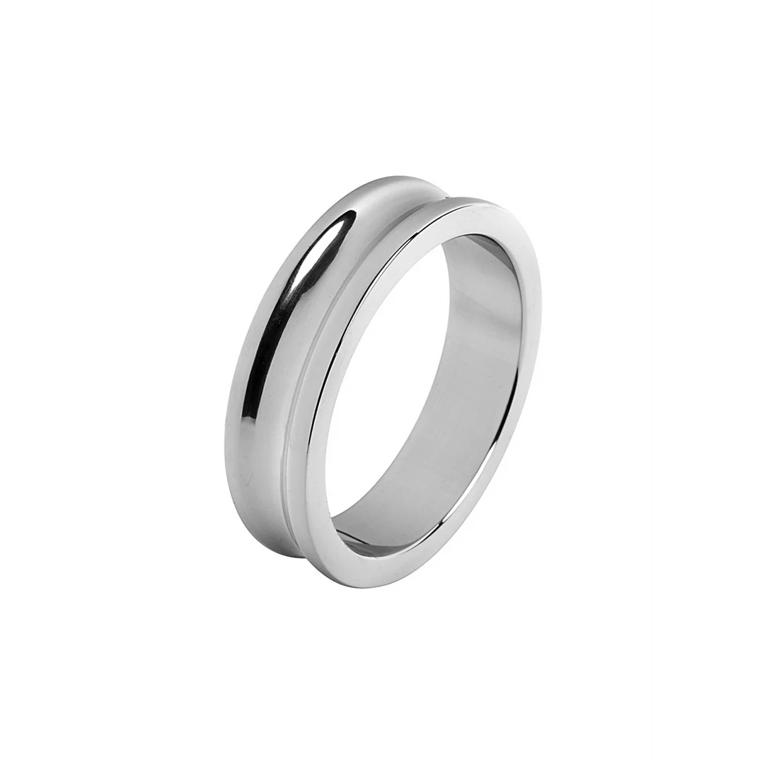 Anneau pénien sans vibrations à bords intérieurs arrondis – 0,6 x 1,8 / 15 x 45 mm – Image 7