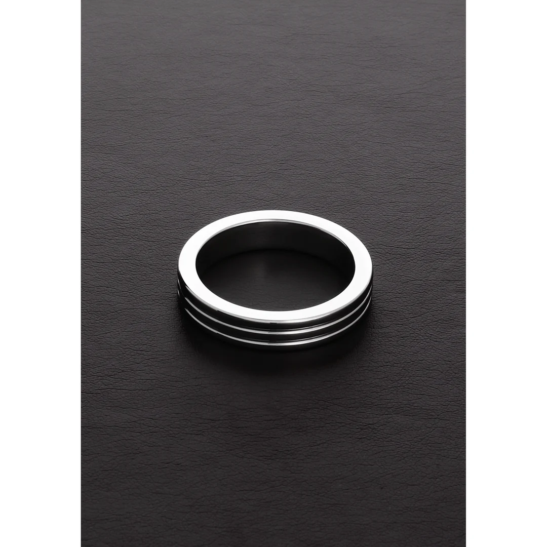 Bague pénienne sans vibrations au design nervuré : Ribbed C Ring – Image 2