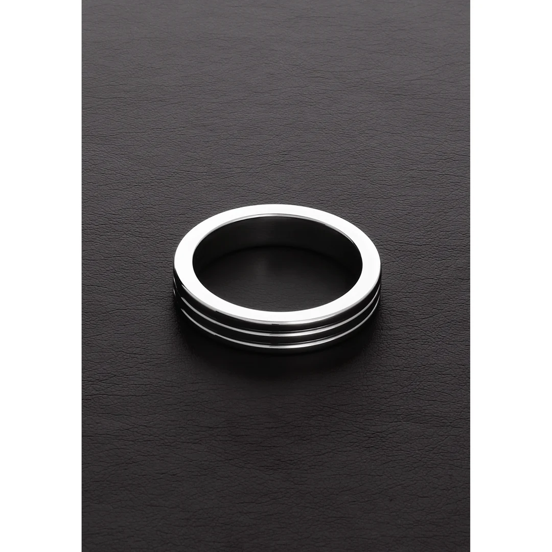 Bague pénienne sans vibrations au design nervuré : Ribbed C Ring – Image 5