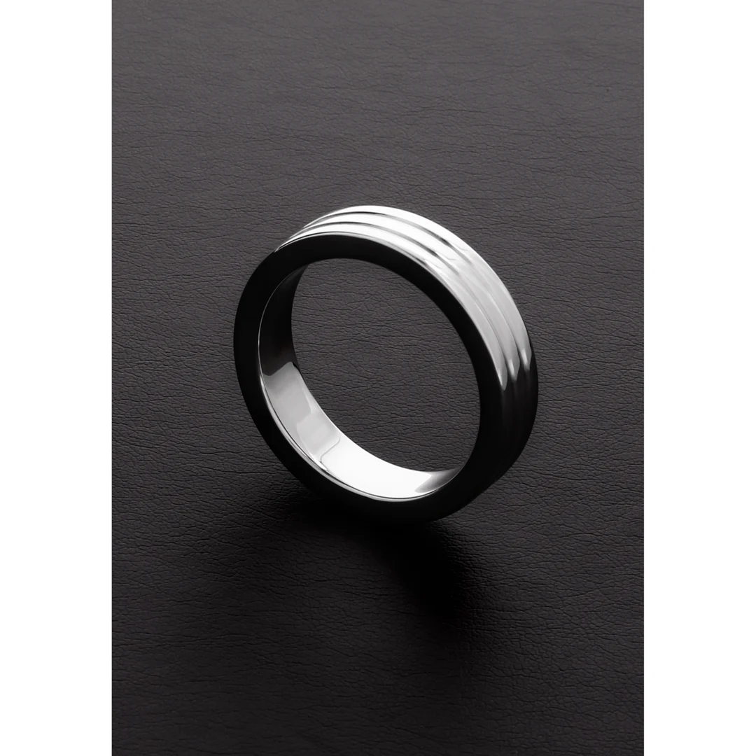 Bague pénienne sans vibrations au design nervuré : Ribbed C Ring – Image 6