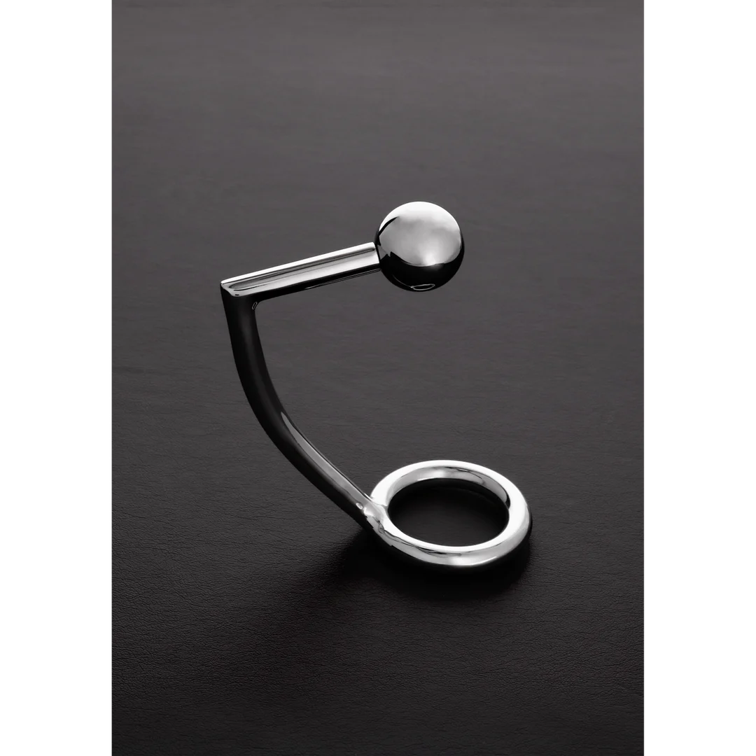 Bague pénienne sans vibrations avec boule amovible – Intruder – Image 6