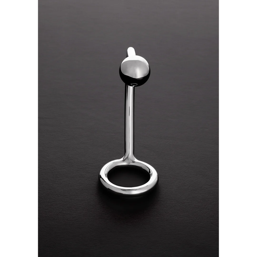 Bague pénienne sans vibrations avec boule amovible – Intruder – Image 11