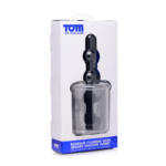 Cylindre Rosebud avec quatre perles anales en silicone