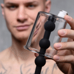 Cylindre Rosebud avec quatre perles anales en silicone – Image 5