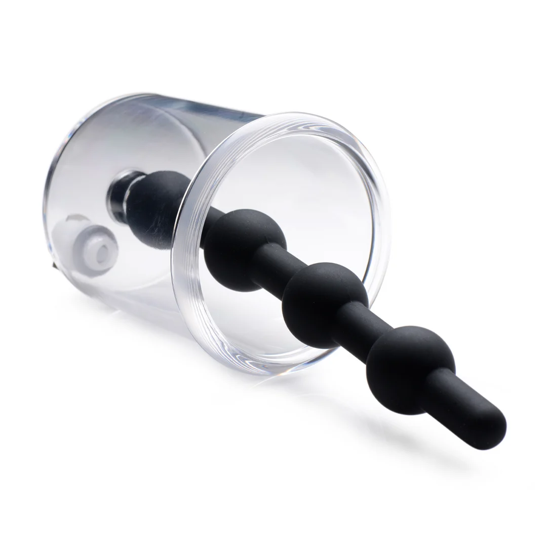 Cylindre Rosebud avec quatre perles anales en silicone – Image 6