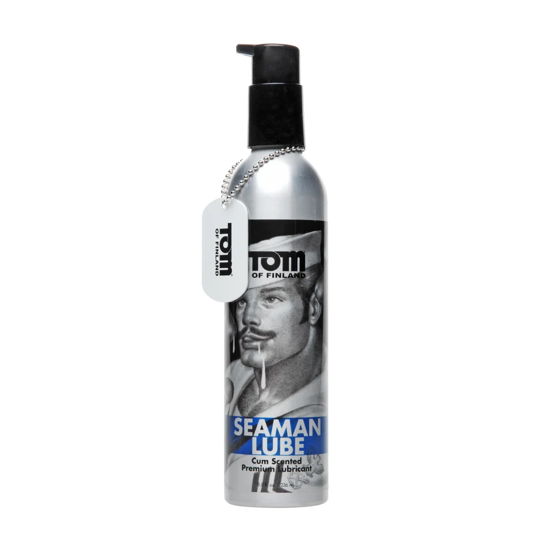 Lubrifiant à base d’eau, aspect sperme, très glissant pour la masturbation et la pénétration, sans parfum, 236 ml, Tom of Finland – Image 2