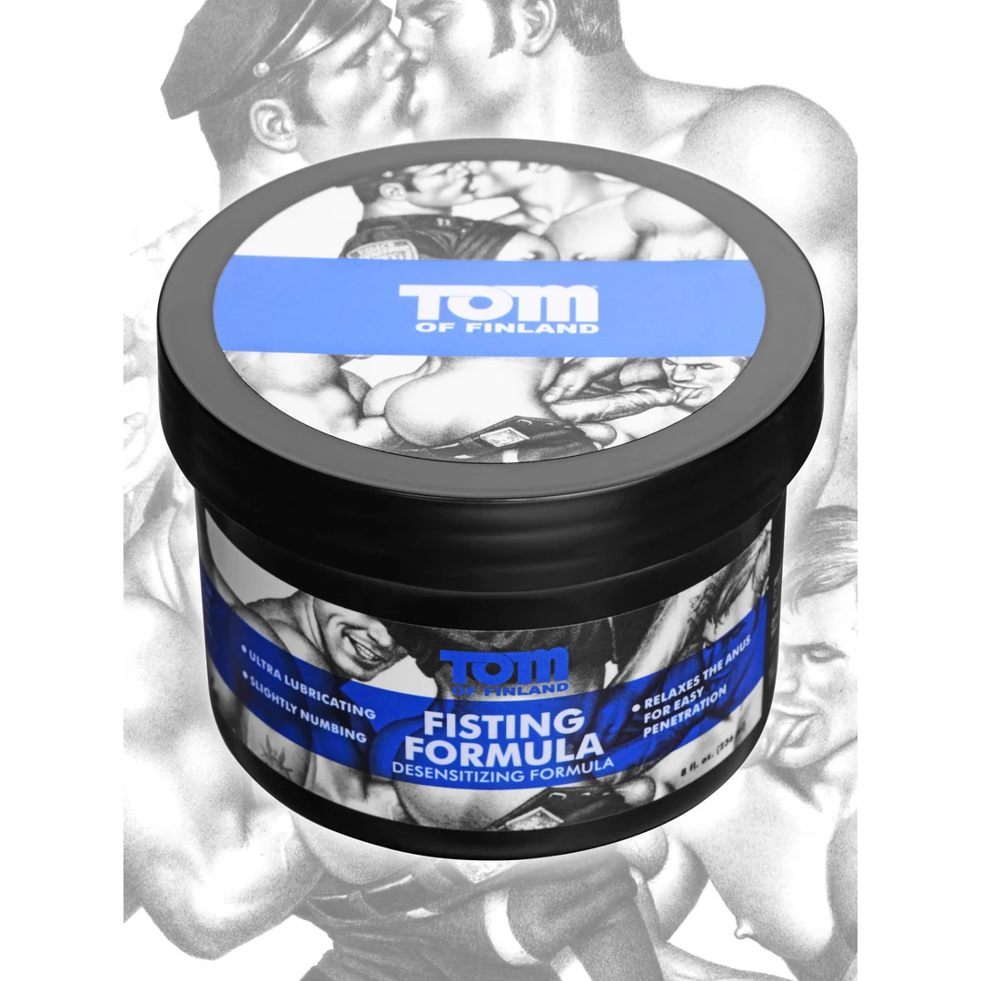 Lubrifiant pour fist, crème ultra lubrifiante légèrement anesthésiante, sans parfum et sans goût, 236 ml, XR Brands – Image 1