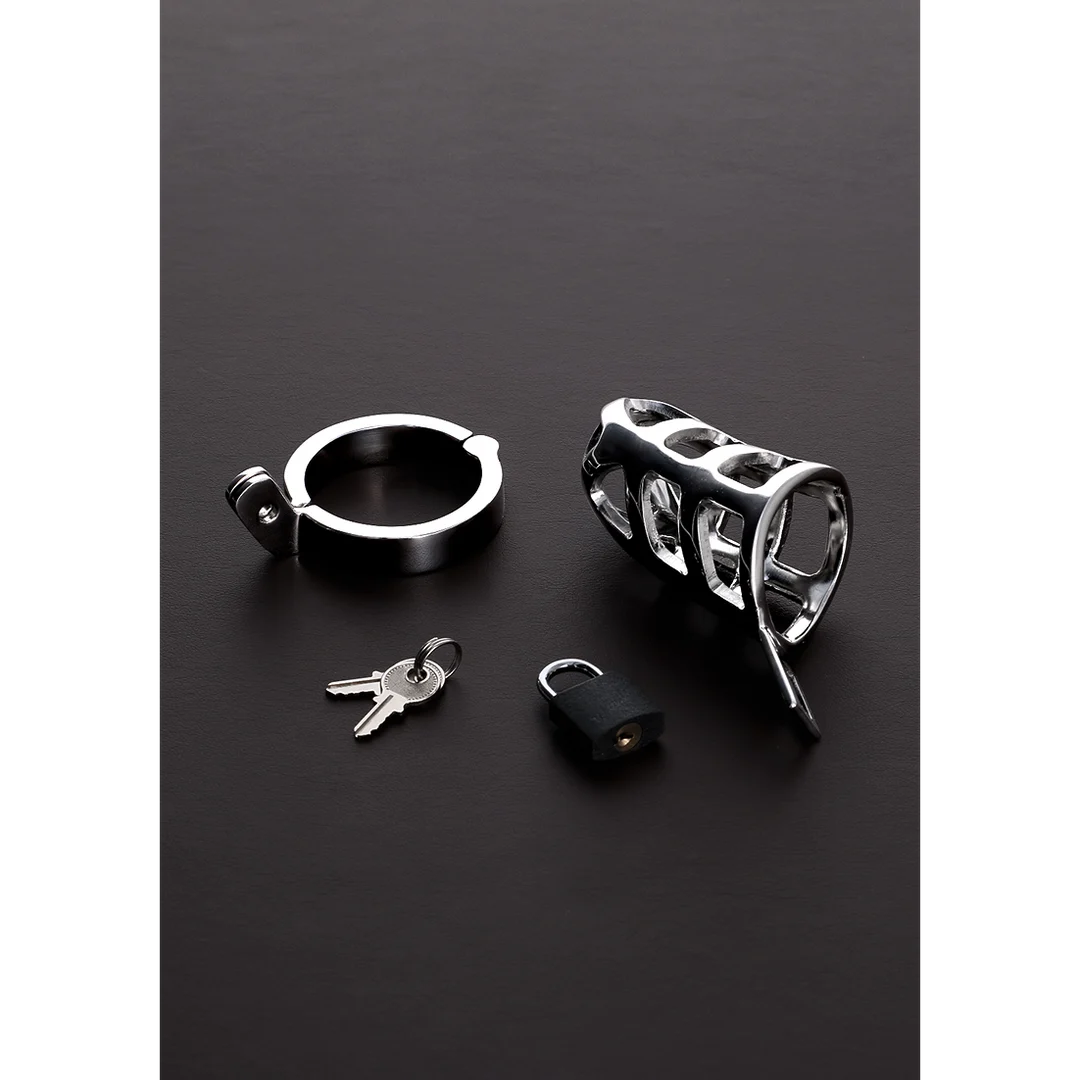 Cage de chasteté brutale en acier