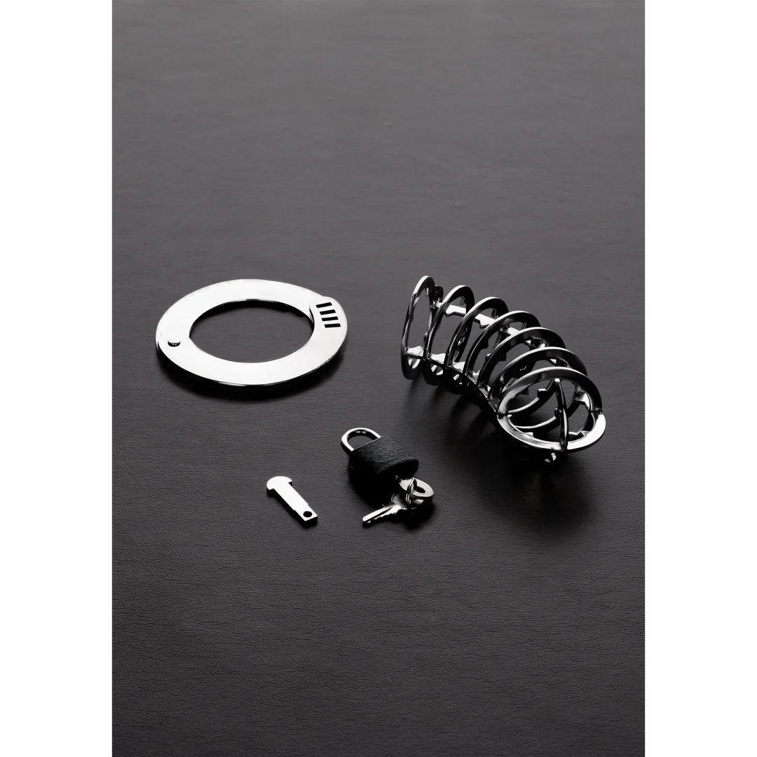 Steel by Shots The Spiked Chastity Cage