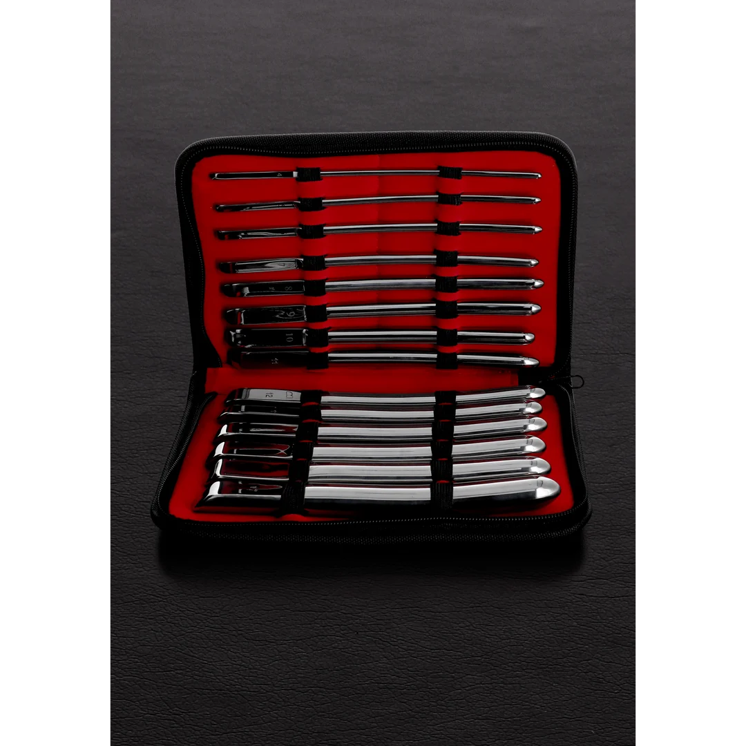 Set de dilatateurs en acier inoxydable Steel by Shots, 14 pièces – Image 1
