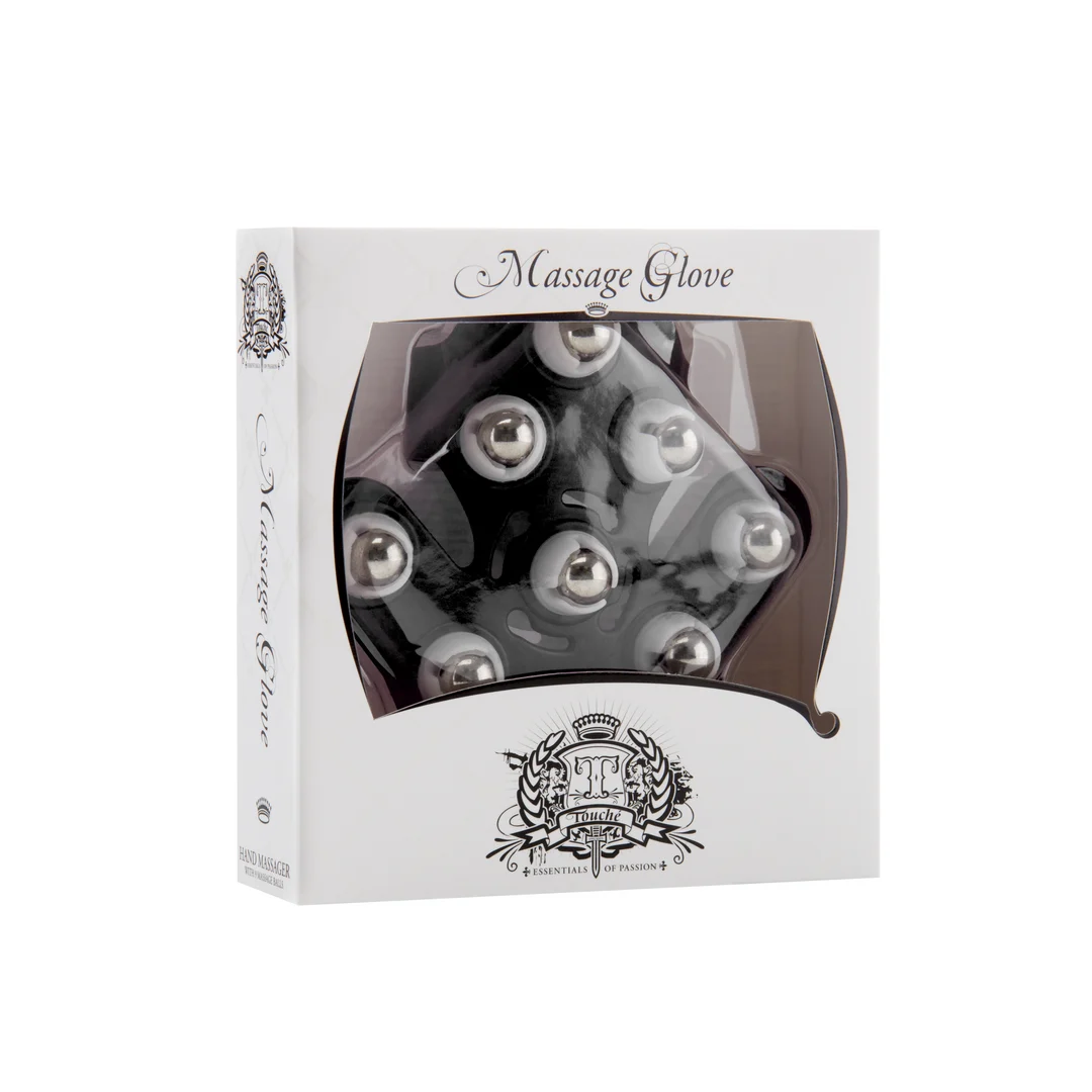 TOU072BLK_1 Gant de massage Touché by Shots – Image 1