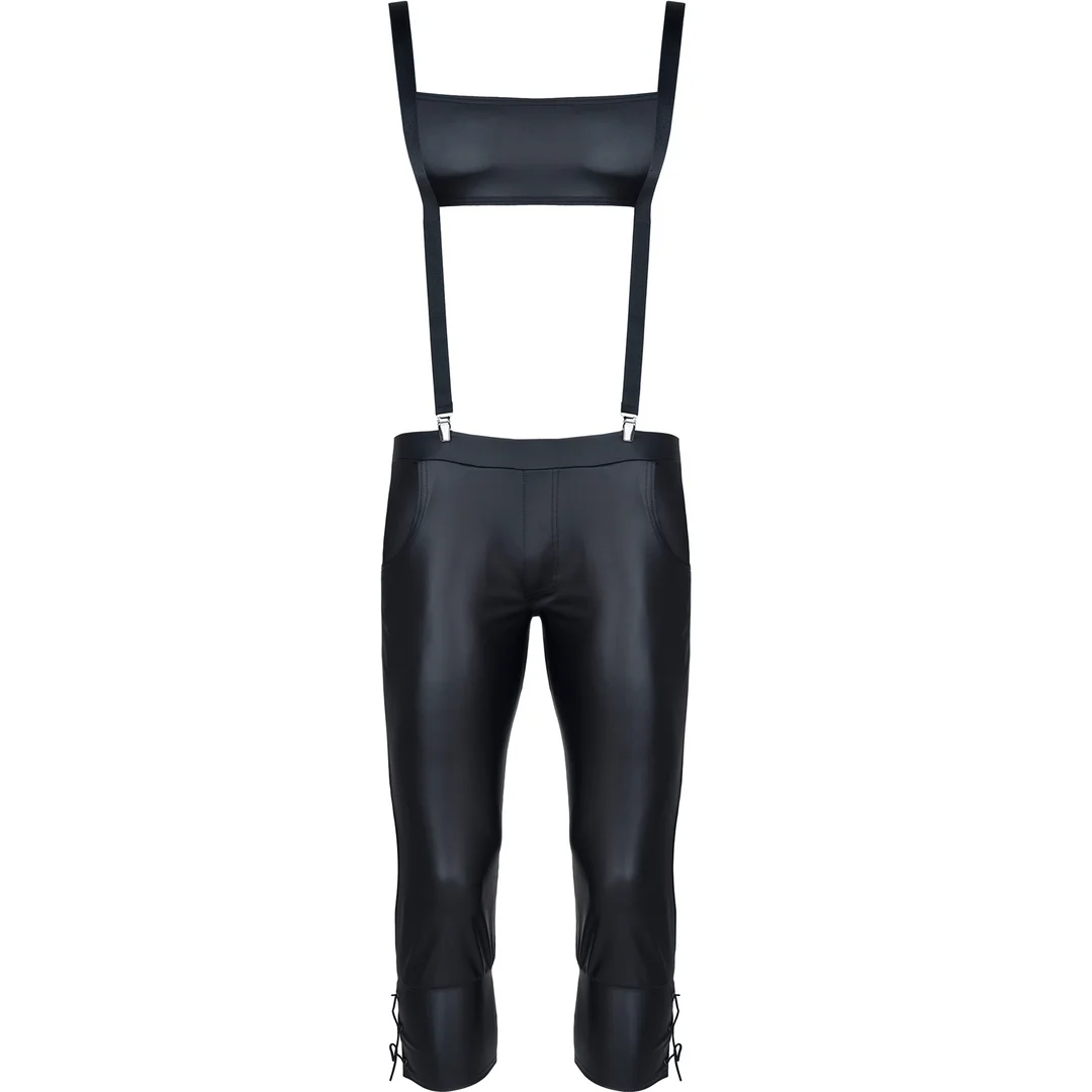 Tenue fétichiste effet mouillé avec détails métalliques pour homme – Regnes Fetish Planet – Image 5