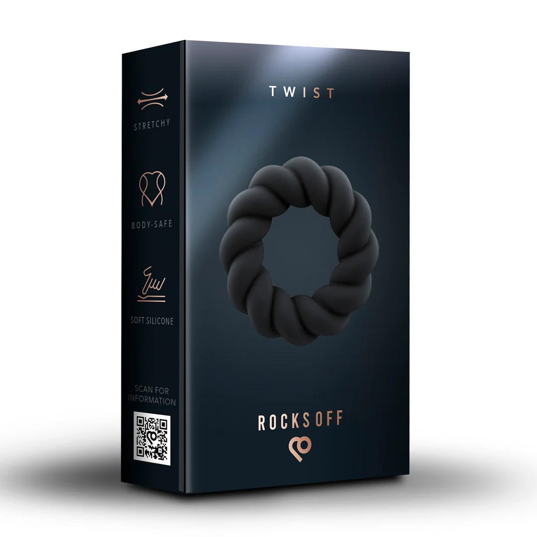 TWISTBK_1 Cockring Rocks Off Twist – Image 1