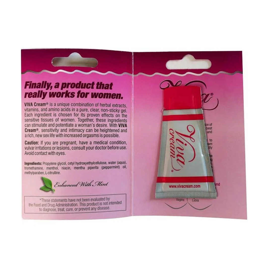 Gel stimulant le clitoris Arousal Gel 0,18 fl oz / 5 ml Viva Cream – Image 2
