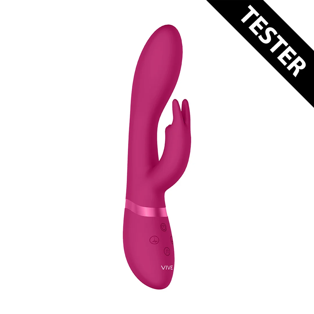 VIVE016PNKTEST_1_1 Vibromasseur rabbit, 10 modes pour le point G et le clitoris, rechargeable et étanche, VIVE by Shots, rose VIVE by Shots – Image 1