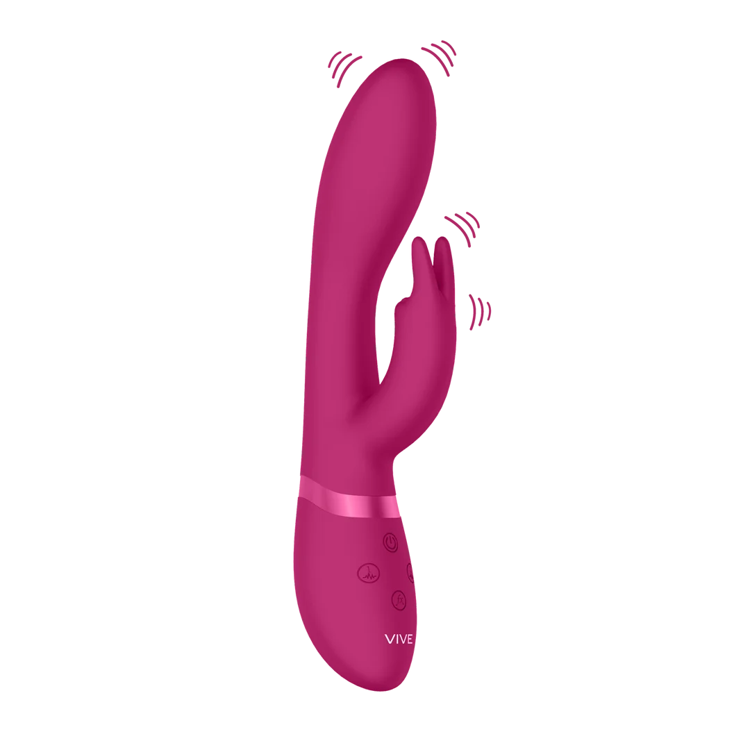 Vibromasseur rabbit, 10 modes pour le point G et le clitoris, rechargeable et étanche, VIVE by Shots, rose VIVE by Shots – Image 10