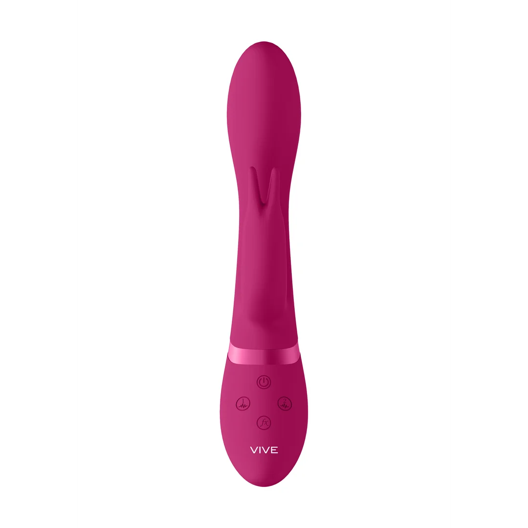 Vibromasseur rabbit, 10 modes pour le point G et le clitoris, rechargeable et étanche, VIVE by Shots, rose VIVE by Shots – Image 11