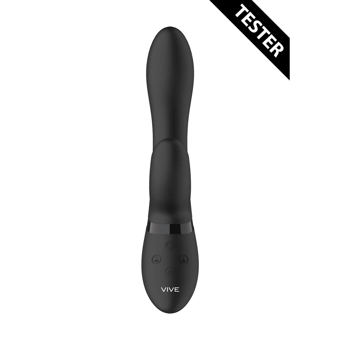 Vibromasseur rabbit : stimulation clitoridienne par ondes pulsées et 10 fonctions : VIVE by Shots rose VIVE by Shots – Image 2