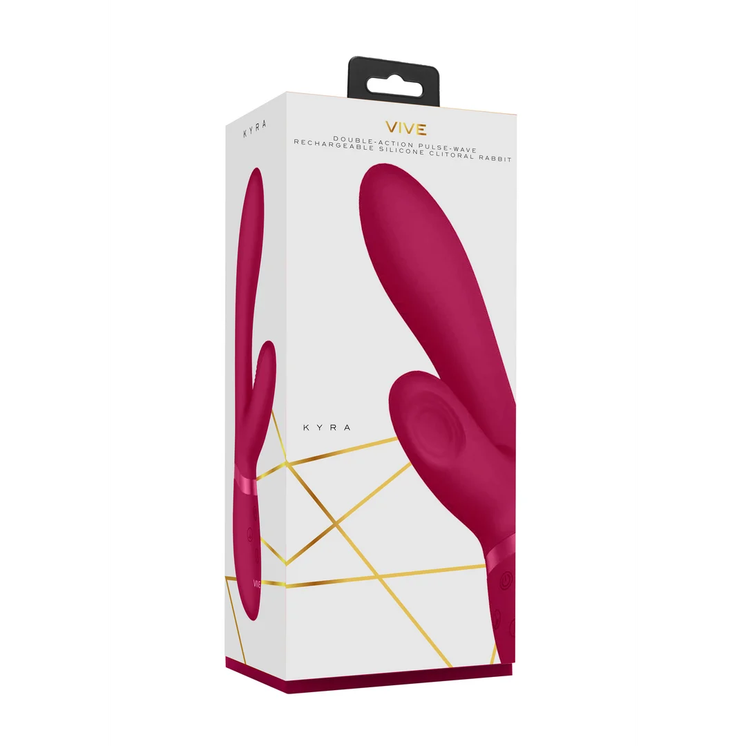 Vibromasseur rabbit : stimulation clitoridienne par ondes pulsées et 10 fonctions : VIVE by Shots rose VIVE by Shots – Image 14