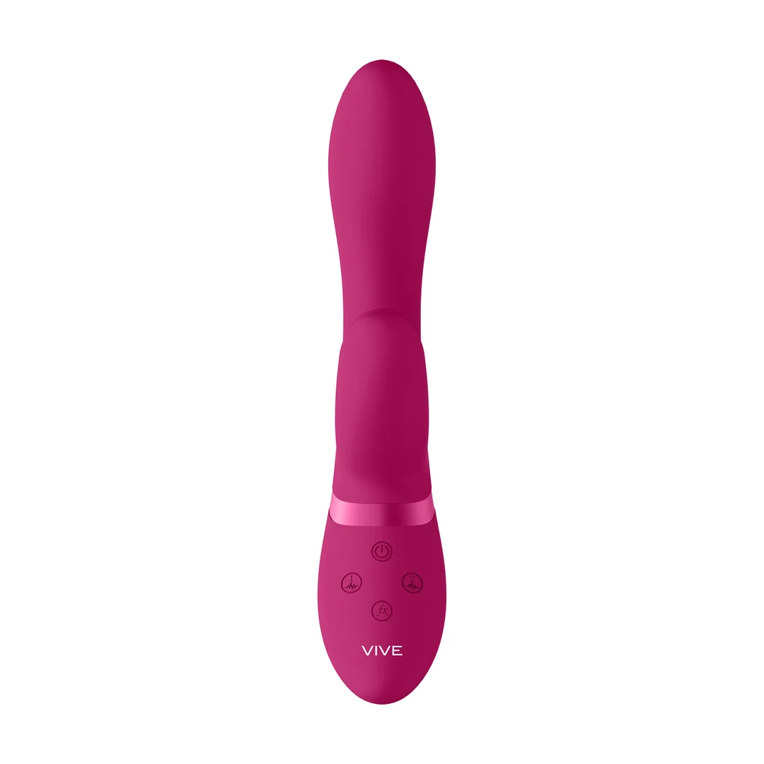 Vibromasseur rabbit : stimulation clitoridienne par ondes pulsées et 10 fonctions : VIVE by Shots rose VIVE by Shots – Image 17