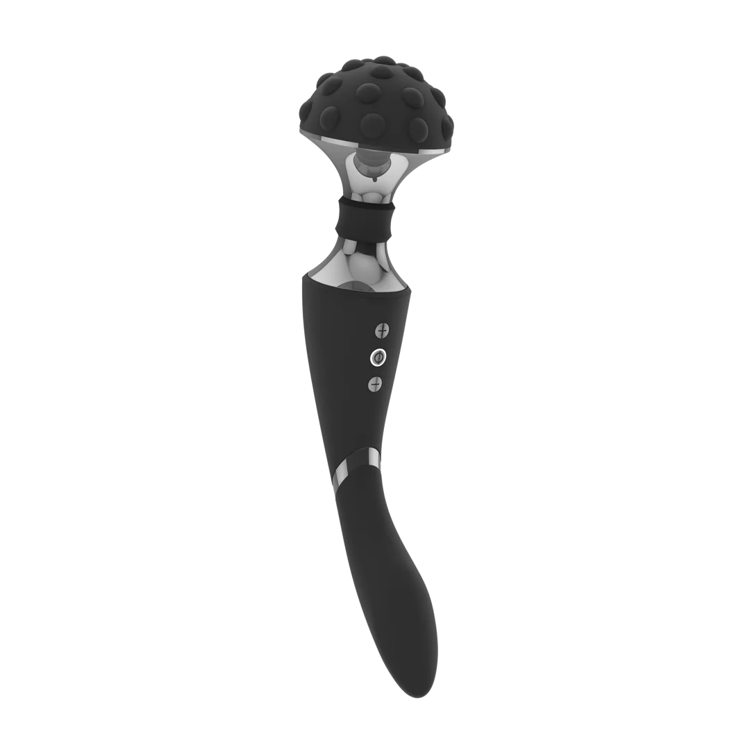 Vibromasseur wand à double moteur et 10 modes, violet VIVE by Shots – Image 5