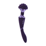 Vibromasseur wand à double moteur et 10 modes, violet VIVE by Shots – Image 11
