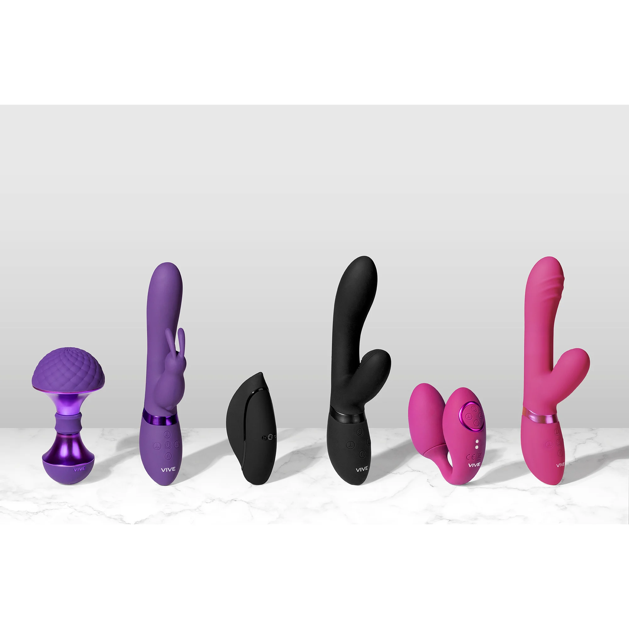 Œuf vibrant – stimulation double avec 2 œufs et 10 × 10 modes – VIVE Rose VIVE by Shots – Image 4