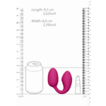 Œuf vibrant – stimulation double avec 2 œufs et 10 × 10 modes – VIVE Rose VIVE by Shots – Image 6