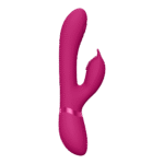 Stimulateur rabbit avec stimulation par ondes pulsées du point G et du clitoris – VIVE Paars VIVE by Shots – Image 5