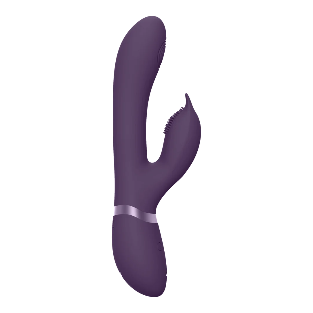 Stimulateur rabbit avec stimulation par ondes pulsées du point G et du clitoris – VIVE Paars VIVE by Shots – Image 9