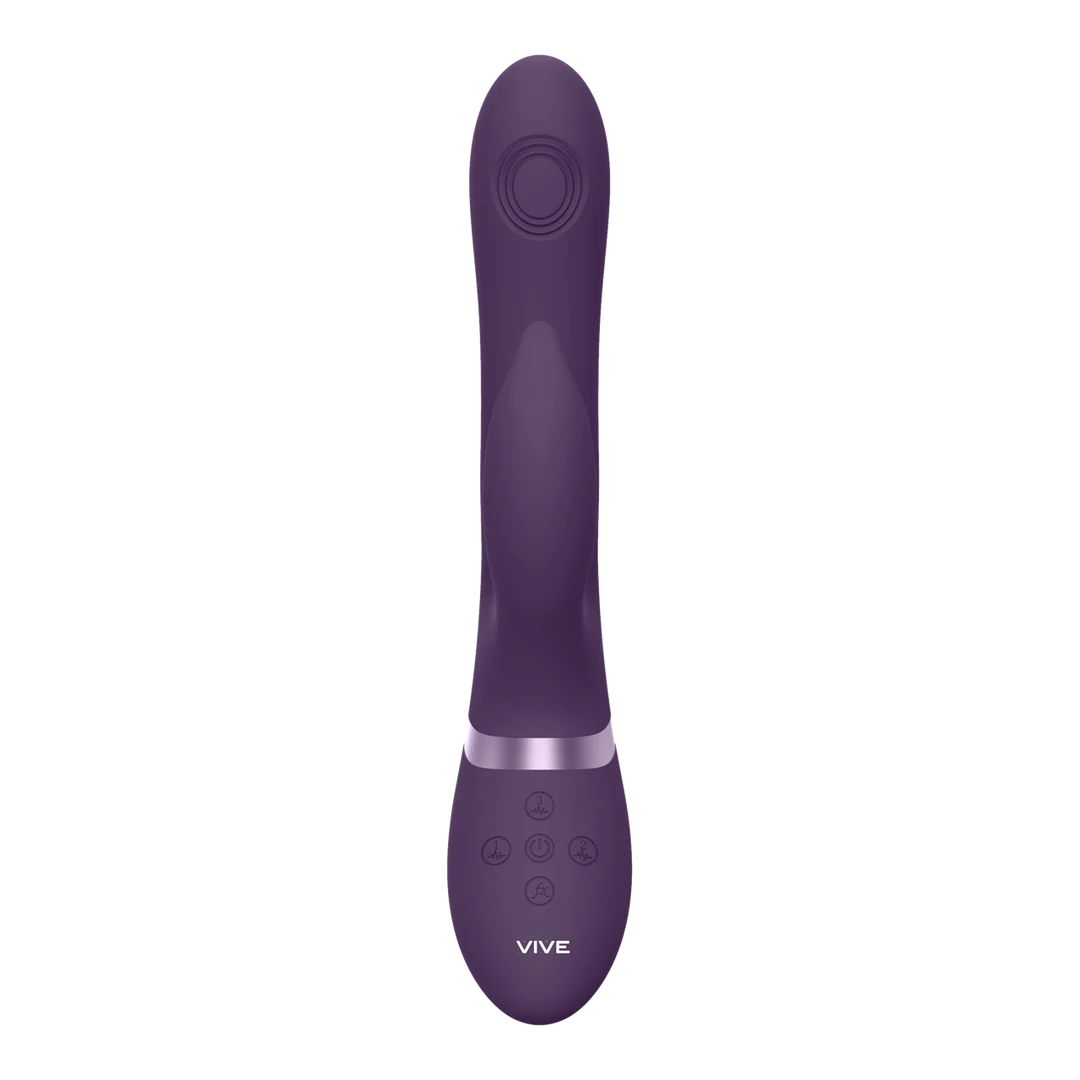 Stimulateur rabbit avec stimulation par ondes pulsées du point G et du clitoris – VIVE Paars VIVE by Shots – Image 10