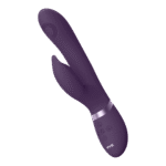 Stimulateur rabbit avec stimulation par ondes pulsées du point G et du clitoris – VIVE Paars VIVE by Shots – Image 11