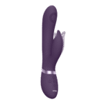 Stimulateur rabbit avec stimulation par ondes pulsées du point G et du clitoris – VIVE Paars VIVE by Shots – Image 12