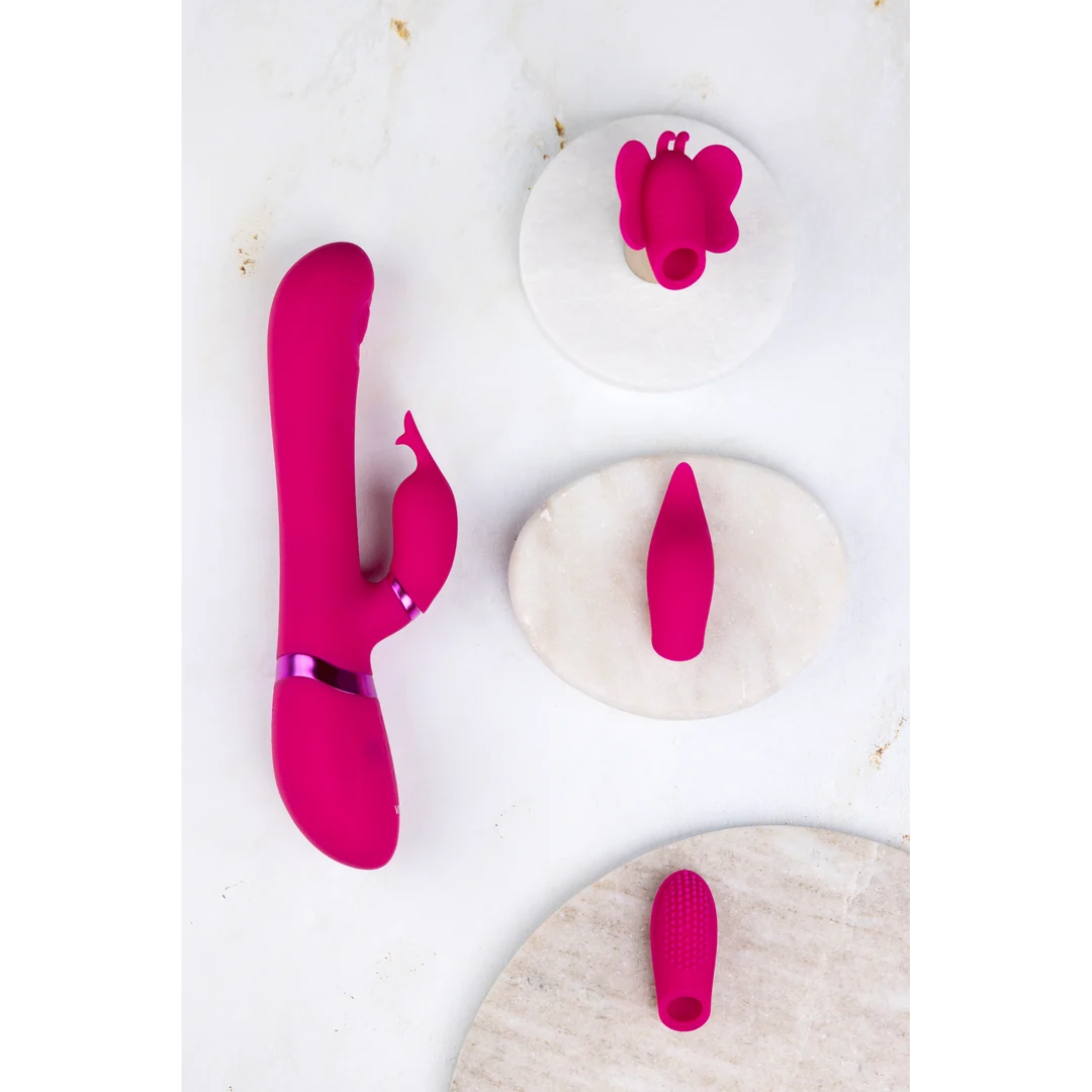 Vibromasseur rabbit – Pulse Wave stimulation du point G et du clitoris – VIVE Etsu violet VIVE by Shots – Image 6