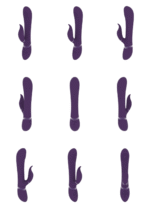 Vibromasseur rabbit – Pulse Wave stimulation du point G et du clitoris – VIVE Etsu violet VIVE by Shots – Image 12
