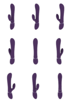 Vibromasseur rabbit – Pulse Wave stimulation du point G et du clitoris – VIVE Etsu violet VIVE by Shots – Image 13