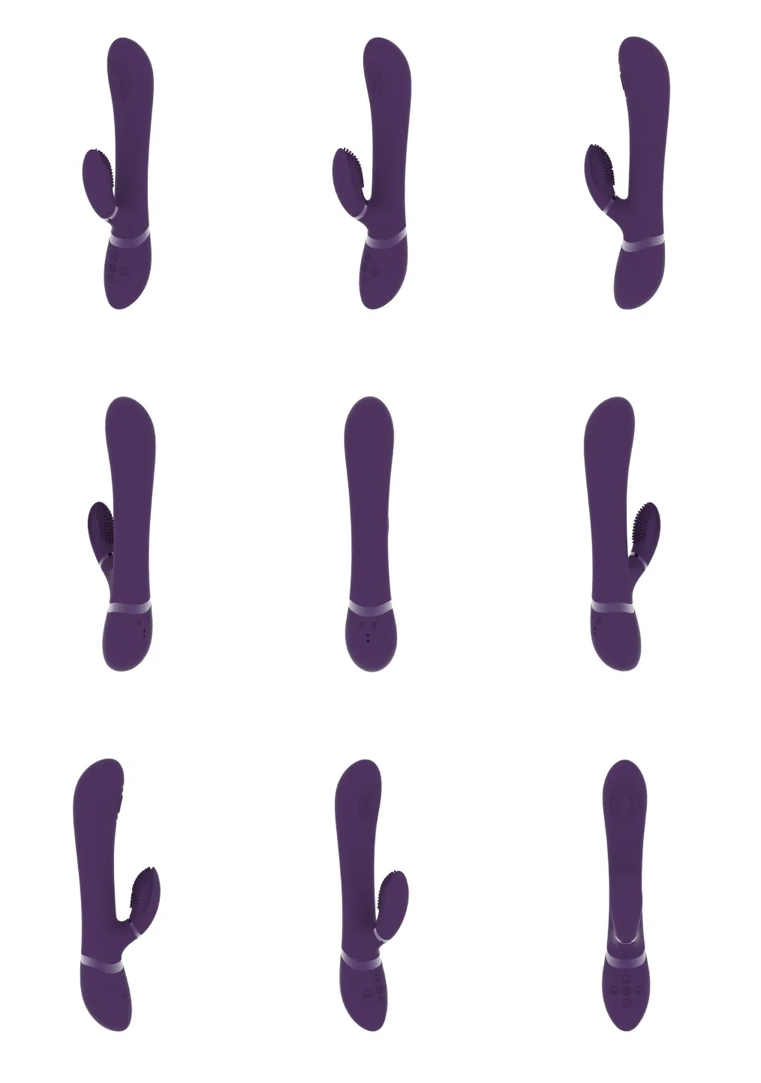 Vibromasseur rabbit – Pulse Wave stimulation du point G et du clitoris – VIVE Etsu violet VIVE by Shots – Image 13
