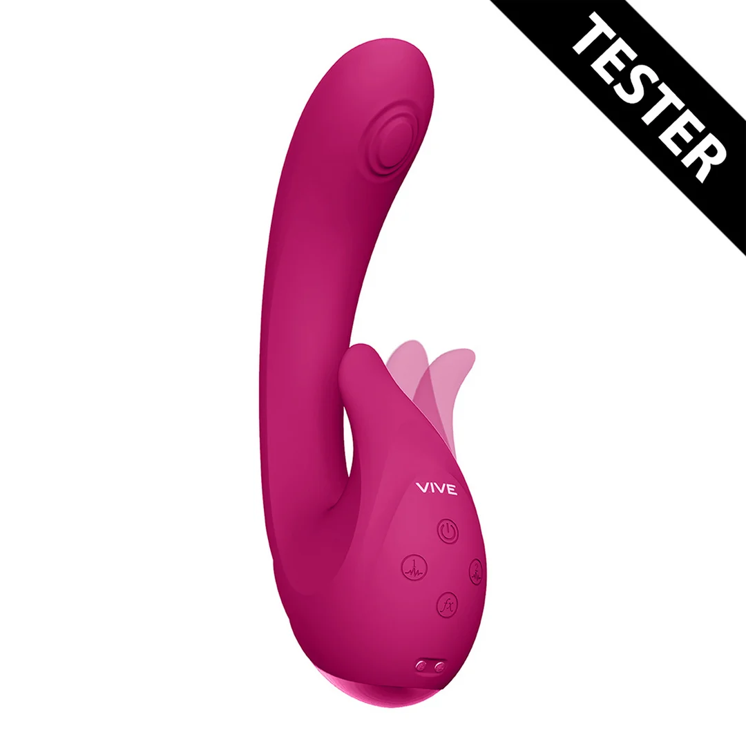 VIVE035PNKTEST_1_1 Vibromasseur point G – Pulse Wave et flickering – VIVE, rose VIVE by Shots – Image 1