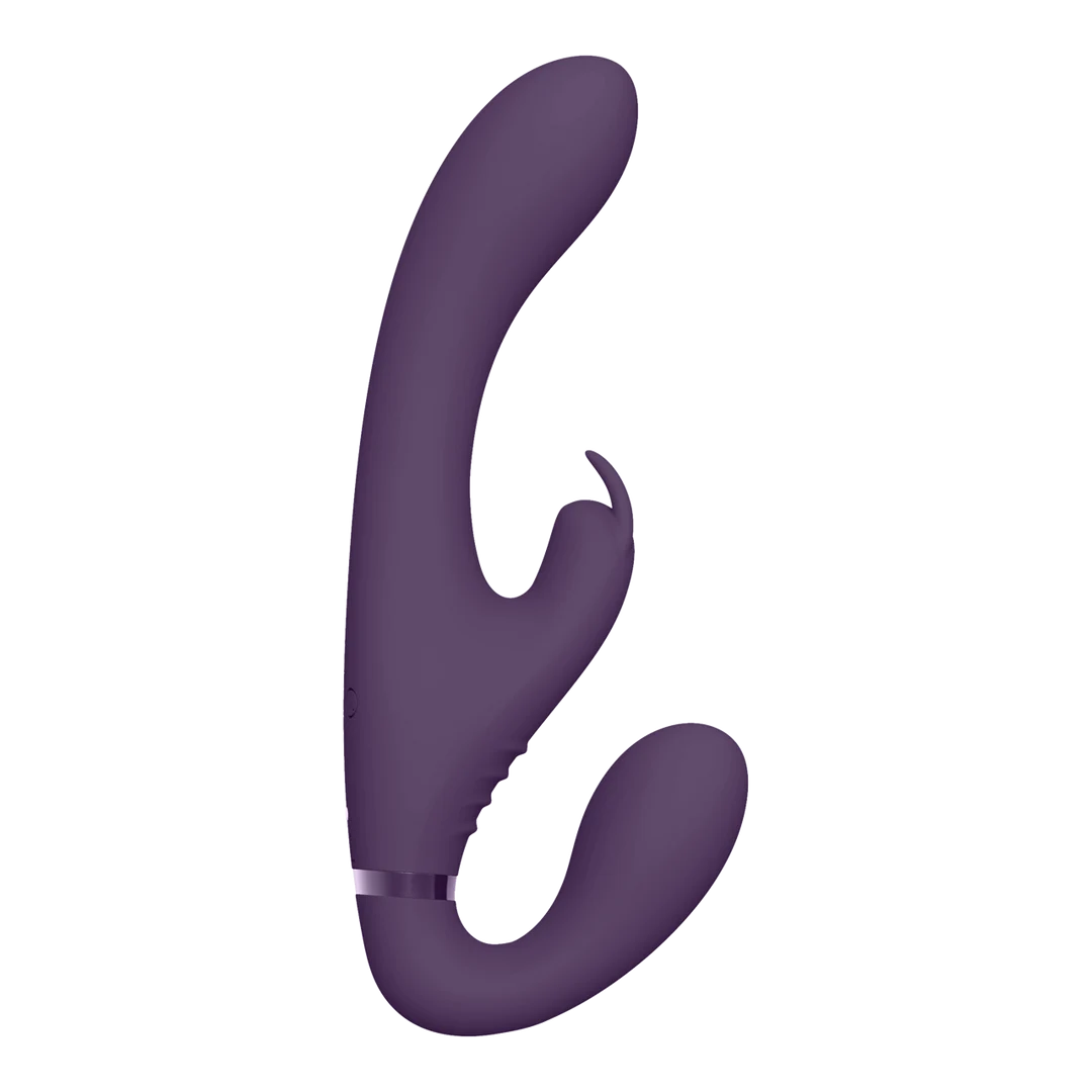 Vibromasseur strapless – stimulation à deux pour les couples – VIVE Suki, rose VIVE by Shots – Image 10