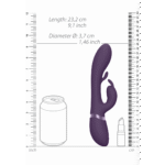 Vibromasseur rabbit violet VIVE by Shots, 10 modes et étanche – Image 12