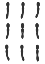 Vibromasseur wand à double moteur et 10 modes, VIVE by Shots, violet VIVE by Shots – Image 7