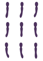 Vibromasseur wand à double moteur et 10 modes, VIVE by Shots, violet VIVE by Shots – Image 13