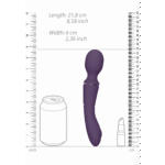 Vibromasseur wand à double moteur et 10 modes, VIVE by Shots, violet VIVE by Shots – Image 14