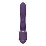 Vibromasseur rabbit noir VIVE, point G gonflable et 10 modes, VIVE by Shots – Image 3