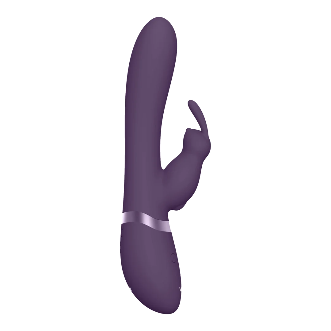 Vibromasseur rabbit noir VIVE, point G gonflable et 10 modes, VIVE by Shots – Image 4