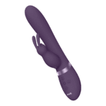 Vibromasseur rabbit noir VIVE, point G gonflable et 10 modes, VIVE by Shots – Image 5