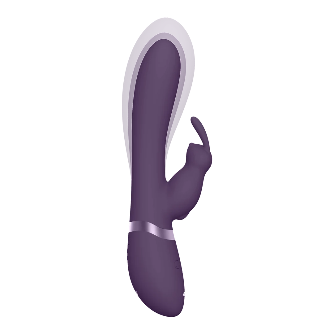 Vibromasseur rabbit noir VIVE, point G gonflable et 10 modes, VIVE by Shots – Image 7