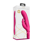 Vibromasseur rabbit à double onde pulsée avec bouton climax – VIVE by Shots, rose VIVE by Shots – Image 6