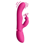 Vibromasseur rabbit à double onde pulsée avec bouton climax – VIVE by Shots, rose VIVE by Shots – Image 7
