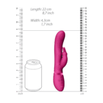 Vibromasseur rabbit à double onde pulsée avec bouton climax – VIVE by Shots, rose VIVE by Shots – Image 11